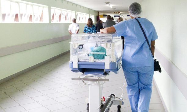 Pasillo de un centro sanitario